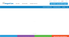 Desktop Screenshot of integralcare.org