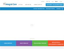 Tablet Screenshot of integralcare.org